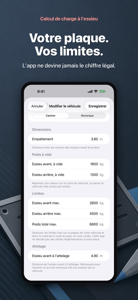 Calcul de charge par essieu 8