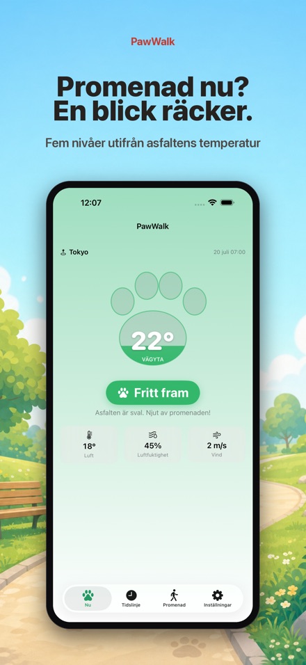 PawWalk – Hundpromenad i värme