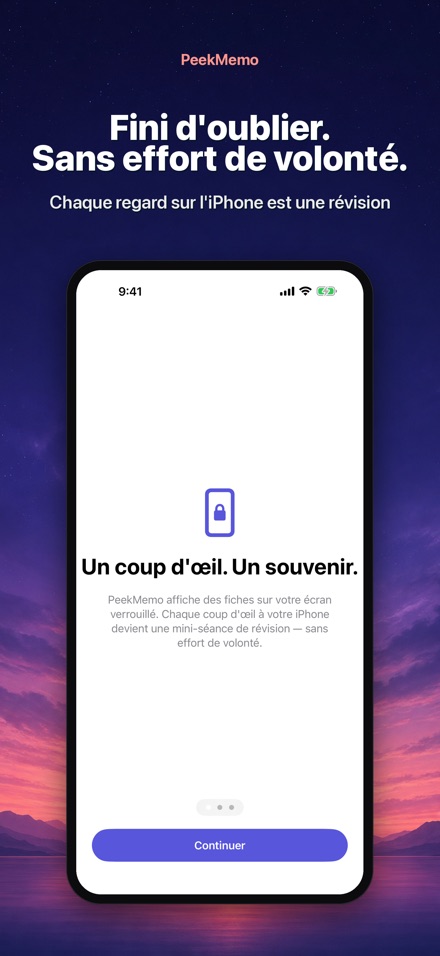 PeekMemo : Cartes mémoire 8