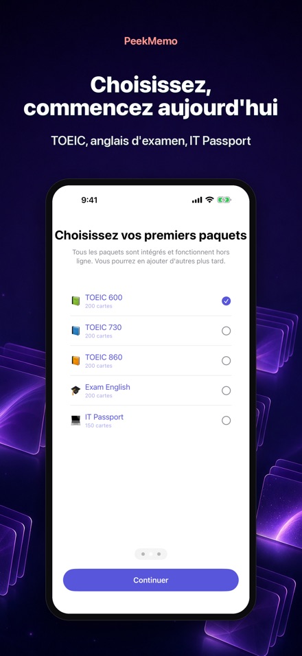PeekMemo : Cartes mémoire 9