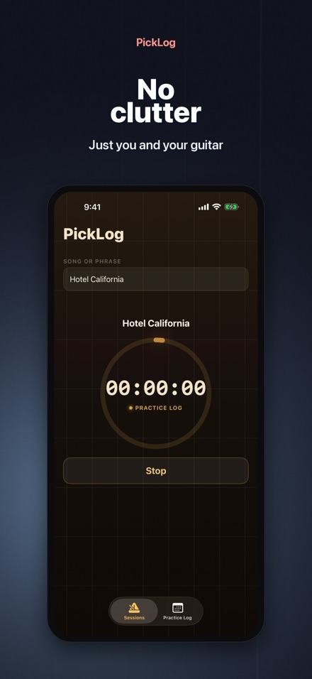 PickLog: Guitar Practice Timer 8