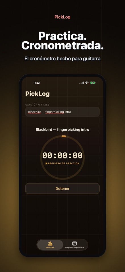 PickLog: Timer de Guitarra