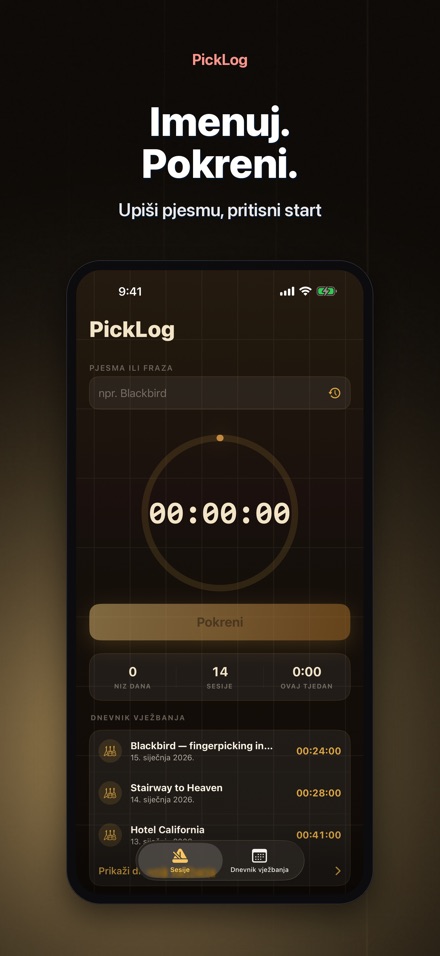 PickLog: Timer Vježbanja 2