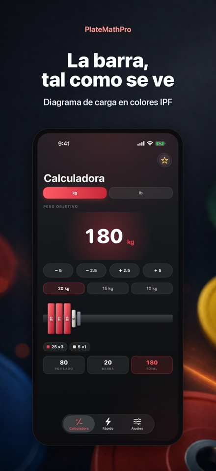 PlateMathPro: Discos barra 2