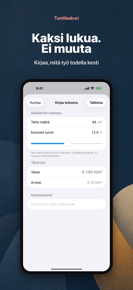 Työtuntilaskuri 9