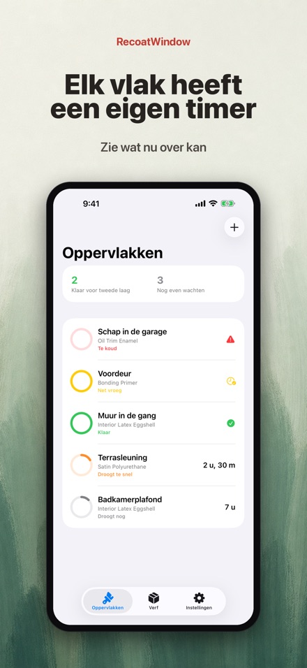 RecoatWindow: Tweede Laag