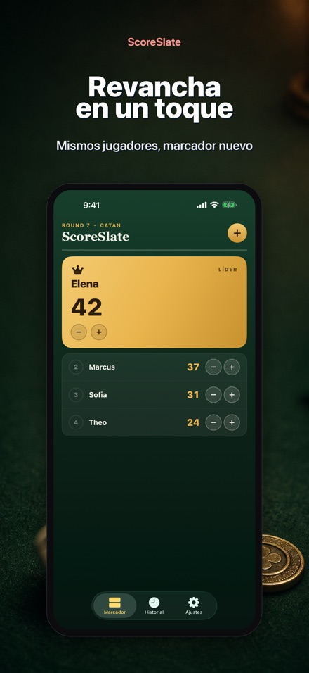 ScoreSlate: Contador de Puntos 10