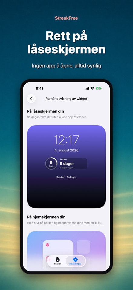 StreakFree: Dager siden 5