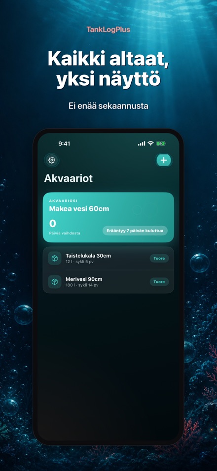 TankLogPlus: Akvaariologi 2