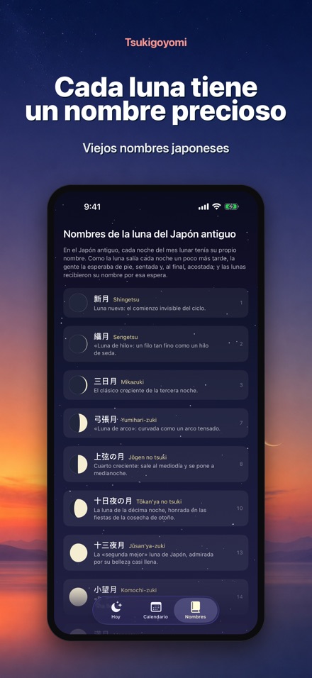 Tsukigoyomi Calendario lunar 3