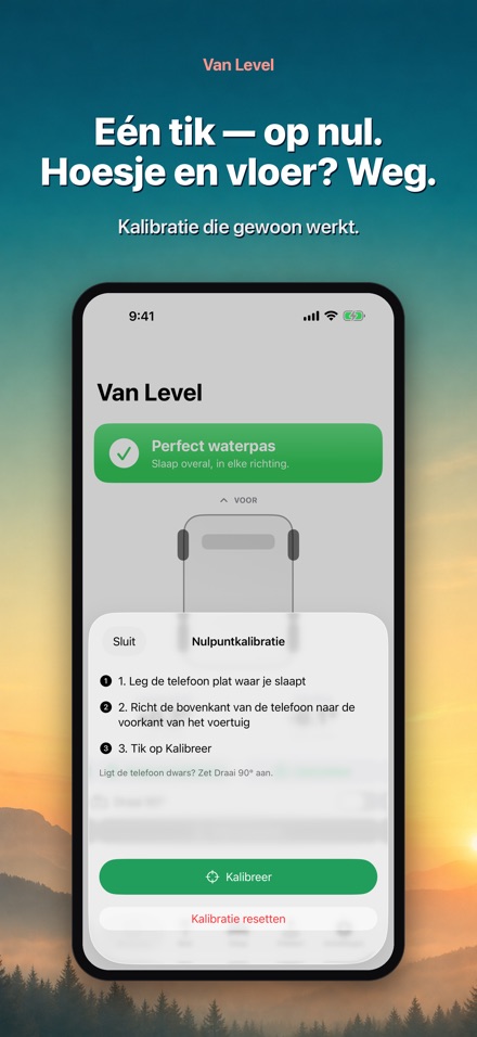 Van Level: Slaap waterpas 8